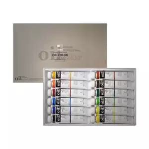 고품질 신한 유화물감 세트 12색 50ml A 갑(5개입) (WFKGDEL)