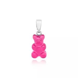 [신세계라이브쇼핑]크리스탈헤이즈 노스텔지아 베어 클래식 롤리팝 실버 펜던트 참