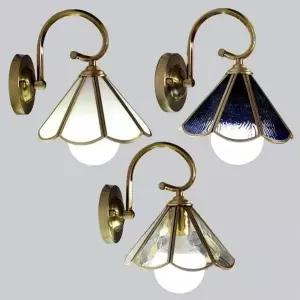 인테리어 YUK361A0 엔틱 갓 KC 클래식 실내용 골드 빈티지 직부