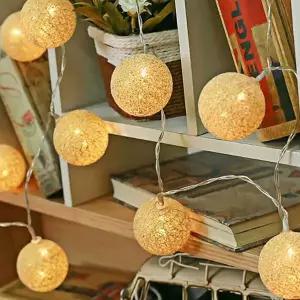 3m QVK780K0 코튼볼 LED줄조명 장식전구 트리전구 인테리어조명