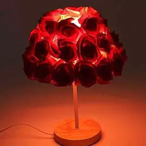 조명 WGT783P7 레드 무드등 침실 스탠드 책상 미니 로즈부케