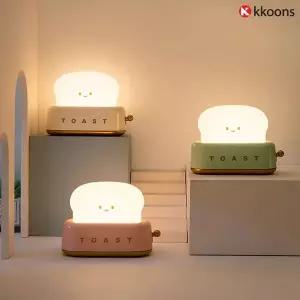 토스트 VNE439Z2 미니 충전식 무드등 밝기조절 인테리어 조명 침대 수면등 테이블 램프