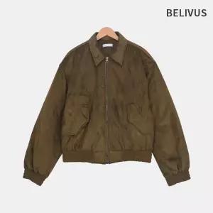 빌리버스 남자 데일리 누빔 스웨이드 블루종 BCON018