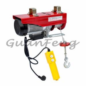 와이어 로프 전기 호이스트 소형 가정용 윈치 크레인 후크 엘리베이터