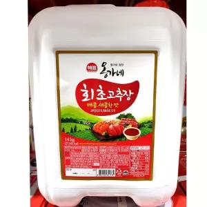 대용량 회초장 14K 초고추장 횟집 말통 식당 업소용