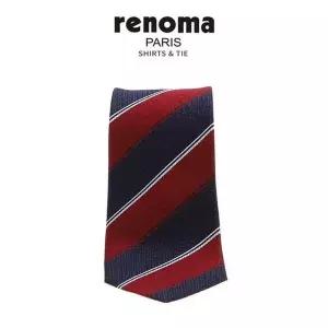 [NS홈쇼핑]실크100 레드 블럭사선 레지멘탈 스트라이프 타이 VQSTR1065RD[35658658]