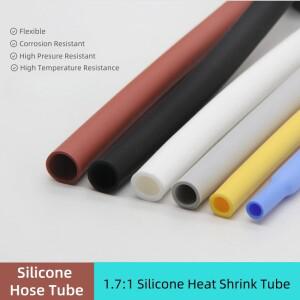 1m 실리콘 열수축 튜브 직경 0.830mm 유연성 200 ° C형 고온 와이어 보호 랩 슬리브 케이블 절연
