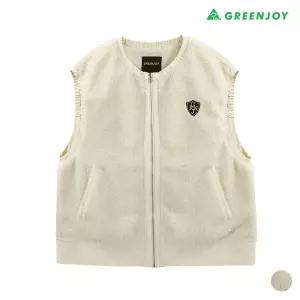 [아웃도어스/그린조이]여성 플리스 라운드 베스트_GF23WV11W