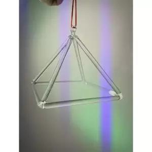 싱잉볼 3인치 4인치 6인치 석영 클리어 크리스탈 노래 피라미드 사운드 치유 요가용 망치로 휴식