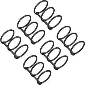 파티킬 1인치 다이아 3링 북링 6팩 메탈 바인더 링 루즈 오피스 데스크 캘린더 사진 앨범 블랙