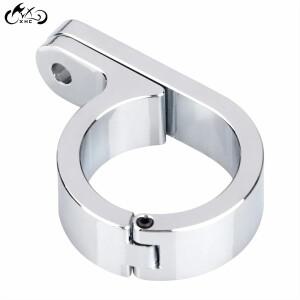 바이크 오토바이 크롬 핸들 바 마운트 클램프 시계 브래킷 할리 투어링 일렉트라 글라이드 FLHT 다이나 소