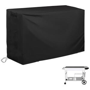 야외 방수 준비 테이블 커버 방진 카트 바 범용 파티오 뒷정원 용 가구