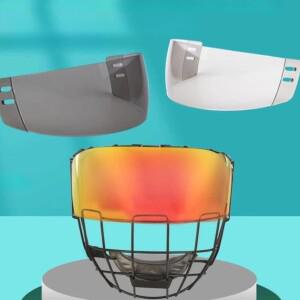 하키 헬멧 바이저 얼굴 보호대 풋볼 마스크 가벼운 안경  장비