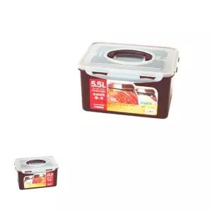 포에코 락스타 반찬통 냉장고용김치통 전자렌지 프라스틱 코코아락 밀폐용기 5호중