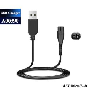 필립스 호환 노렐코 원블레이드 QP2520 / 11 면도기용 4.3V USB A00390 충전기 전원 코드 어댑터 케이블