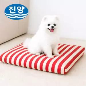 진양 국산 황토 메모리폼 애견 방석 강아지방석 강아지 쿠션 반려견 대형견 멍멍이 댕댕이 펫 매트 반려동물 대형견 두꺼운 다용도 대형쿠션 60X 70 국내산 한국