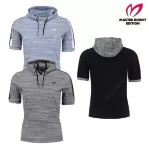 MASTER BUNNY 여성 골프 골지 립조직 후드 티셔츠 421E1 TR308