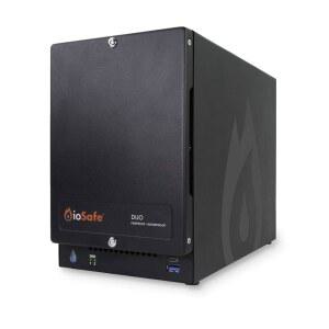 ioSafe Duo RAID 1 USB 3.2 내화/방수 데스크탑 하드 드라이브(16TB(2x8TB))