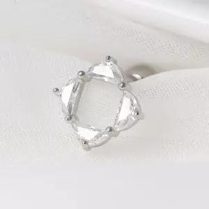 [라일리쥬얼리] Rly 써지컬 스틸 큐빅 스퀘어 패션 피어싱