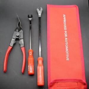 3개세트 자동차 헤드 라이트 수정 설치 도구 제거 펜치 오디오 스틸거 방음 도어 GPS