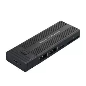 [룽스]C타입 SSD케이스 NGFF NVME TF 허브 M.2 USB2.0