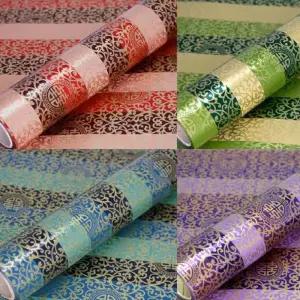 [룽스]증착 롤포장지 전통 명절 선물포장 -당초문(대)