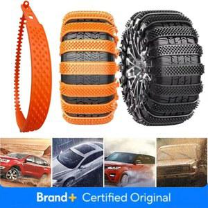 1 10PCS 자동차 타이어 미끄럼 방지 체인 겨울용 논슬립 야외용 눈 오렌지 두꺼운 비상용 액세서리