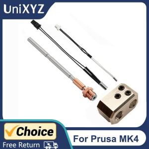 Prusa i3 MK4 서미스터 히터 카트리지 XL 핫 엔드 압출기 3D 프린터 부품 용 가열 블록 키트