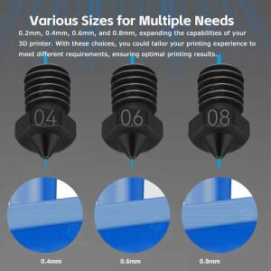 강화 강스틸 깍지 E3DV6 V6 고유량 3D 프린터 부품  Ender 3 Hotend Titan Extruder Prusa I3 MK3