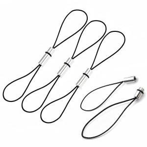 10-20개 랜야드 라리엇 코드 탈부착 가능 스크류 버클 로프 키체인 훅스 모바일 폰 U 디스크 스트랩 참 키