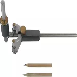 HFS(R 우드 스크라이브 도구) 다목적 라인 및 아크 휠 마킹 게이지 목공 도구 미터법 120mm