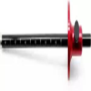 플라이린 휠 마킹 게이지 듀얼 스케일 정밀 목공 스크라이브 도구 임페리얼 미터법 눈금이 있는 알루미늄