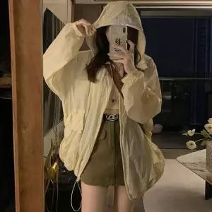 커버업 G126914_여름야상 후드집업점퍼 여성바람막이