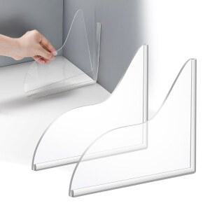 UIOCSSC 샤워 스플래시 가드, 2팩 욕조 물 가드 실리콘 중 물을 유지하는 자가 접착 방수