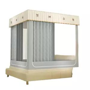 사각 침대텐트 방한텐트 침대 수면 원터치 난방텐트 암막