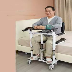 전동식 환자 리프트 기립 보조기 노인 케어 요양원 유압리프팅 사륜브레이크 식탁기능