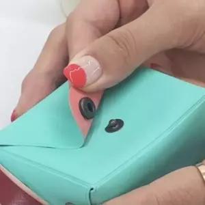 동전지갑 마카롱 똑딱이 키홀더 동전지갑 여행용품