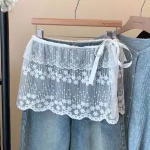 레이스랩스커트 여자 여름 레이스 랩스타일 스커트 페스티벌룩