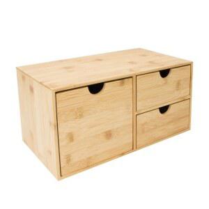 책상 위 원목 수납 탁상 책상위 2단 선반 정리함 서랍