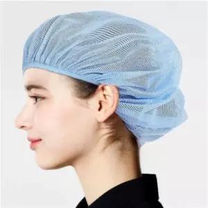 하늘색  속모자 조리모자 이너 위생모 식품 위생