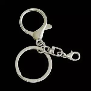 업그레이드 랍스터 열쇠고리 개고리 키링 비즈재료 실버 (8자 랍스터 포함) 키링부자재