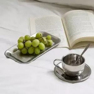 홈카페 컵 간편한 티 플레이트 스푼 스틸 스텐 식기 (WFKHXU8)