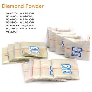 100 캐럿/20g W0.5  W40 연마 파우더 보석십자수 마이크론 보석 용 도구 옥 세라믹