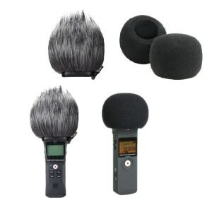 모피 윈드 스크린 머프 커버 폼 필터 스폰지 마이크 방풍 줌 H1 핸디 레코더