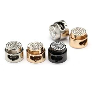 HENGC 5Pcs 라인 석 금속 임팩 코드 로프 스토퍼 합금 봄 버클 의류 교체  가방 쥬얼리 인테리어