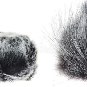 줌H5 H6 레코더용 1PC 폼 마이크 윈드 커버 퍼리 윈드스크린 머프 - 액세서리