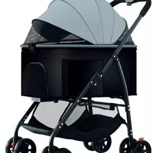 접이식 분리형 강아지유모차 블랙 개모차 쉼쉼가방 M(중형) 대형강아지가방