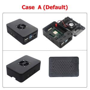 라즈베리 파이 4 모델 B RAM 8 키트 케이스 32 TF 카드 전원 어댑터 선풍기 방열판 비디오 용