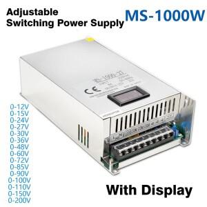 가변 스위칭 전원 공급 장치 1000W 0-12V 15V 24V 36V SMPS 100V 220V