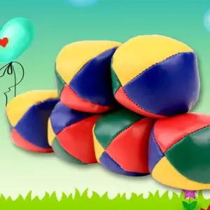 색동 저글링 공 오재미 1P 운동회 체육 콩주머니 던지기 공